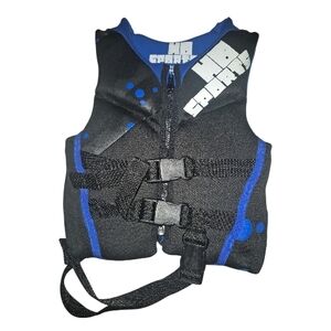 Kids Swim Life Vest - Black and Blue